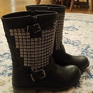 Wanted brand moto boots , size 8.5